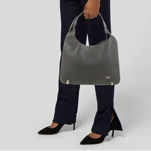 Givenchy Leather Shoulder Bag Gray